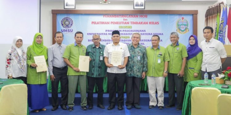Pascasarjana UMSU Jalin Kerjasama dengan Disdik Sumut Cabang Sunggal