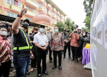 Menko PMK Muhadjir Effendy Tinjau Pembangunan Gedung Baru UMSU