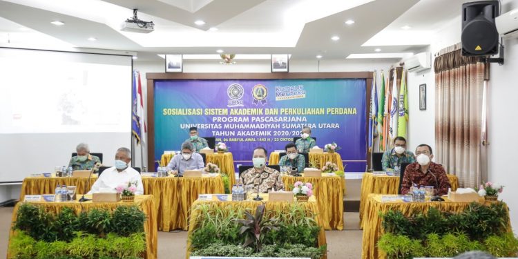 Pascasarjana UMSU Gelar Sosialisasi Sistem Akademik dan Perkuliahan Perdana TA 2020-2021