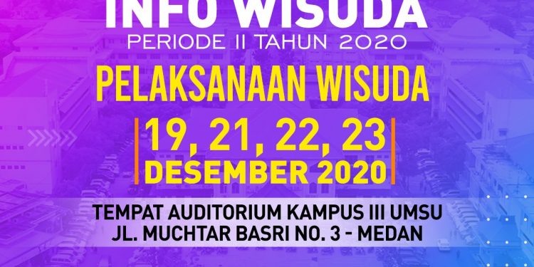 Info Wisuda Periode II Tahun 2020