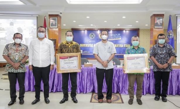 Dinilai Kreatif Dukung Sukses Pilkada, UMSU Terima Penghargaan dari KPU Sumut