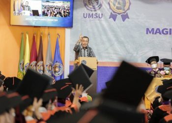 Kepada Wisudawan UMSU, Kepala L2DIKTI Sumut: Banggalah Lulus dari Universitas Hebat