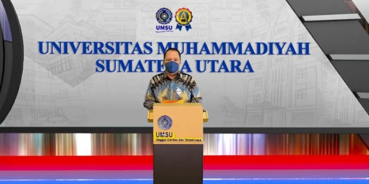 Rektor UMSU Serahkan SK Pengangkatan Pimpinan Prodi dan Kabag Masa Jabatan 2021-2025