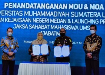 Program Doktor Hukum UMSU~Kejari Medan Tandatangani MoA