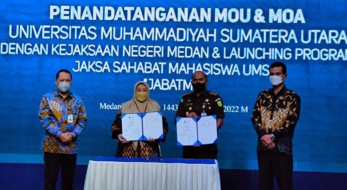Program Doktor Hukum UMSU~Kejari Medan Tandatangani MoA