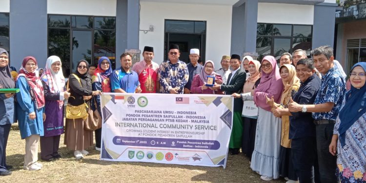 Pascasarjana UMSU Turut Berpartisipasi dalam Pengabdian Masyarakat Internasional di Ponpes Modern Saifullah An Nahdliyah