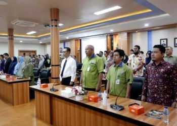 Jajaran Pimpinan Pascasarjana UMSU Hadiri Kuliah Umum Gubernur Lemhanas