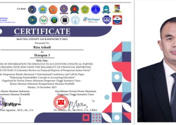 Riza Ashadi, Mahasiswa MAKSI UMSU Raih Juara Harapan 3 Best Paper “International Conferance and Call for Paper” IAI KAPd