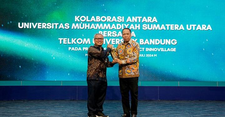 UMSU Terima Penghargaan Universitas Terbaik Program Innovillage dari Telkom University