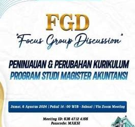 Prodi Maksi UMSU Gelar FGD “Peninjauan dan Perubahan Kurikulum”