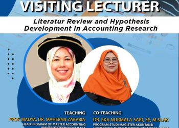 Prodi Maksi UMSU dan Program Master Accountancy UiTM Gelar kegiatan Visiting Lecture Semester Genap T.A 2021-2022