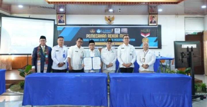 MoU dengan Sejumlah OPD Provsu, Rektor UMSU Sharing Kelas Internasional di Seminar dan Pemecahan Rekor MURI LLDIKTI Sumut