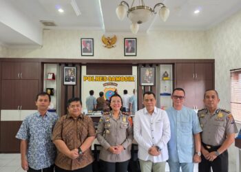 Tingkatkan Kualitas SDM Personel, Sekolah Pascasarjana UMSU Gelar Sosialisasi di Mapolres Samosir