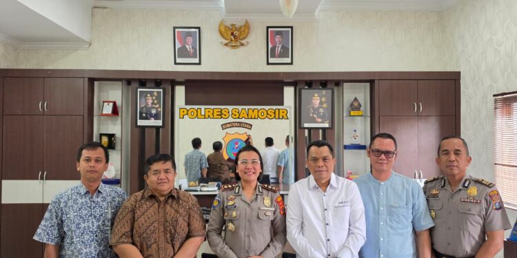 Tingkatkan Kualitas SDM Personel, Sekolah Pascasarjana UMSU Gelar Sosialisasi di Mapolres Samosir
