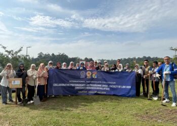 Perkuat Internasionalisasi dan Kampus Hijau, SPs UMSU dan FUU UKM Gelar Penanaman Pohon Bersama di Malaysia