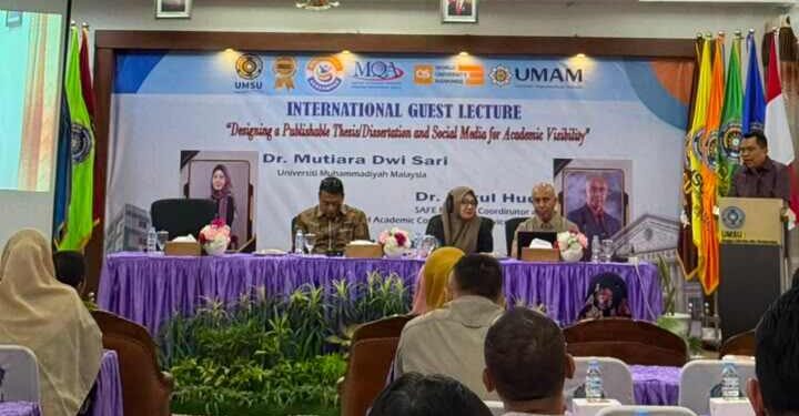 Lewat Guest Lecturer Internasional, UMSU Gaungkan Pentingnya Visibilitas Akademik Berbasis Integritas