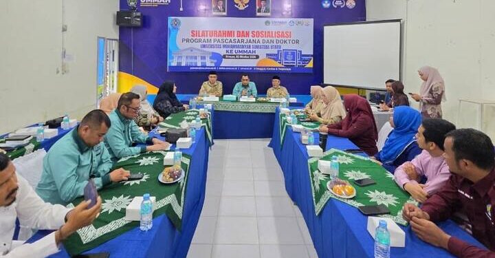 SPs UMSU Perkuat Silaturahmi dan Sosialisasi Program Pascasarjana di Universitas Muhammadiyah Mahakarya Aceh